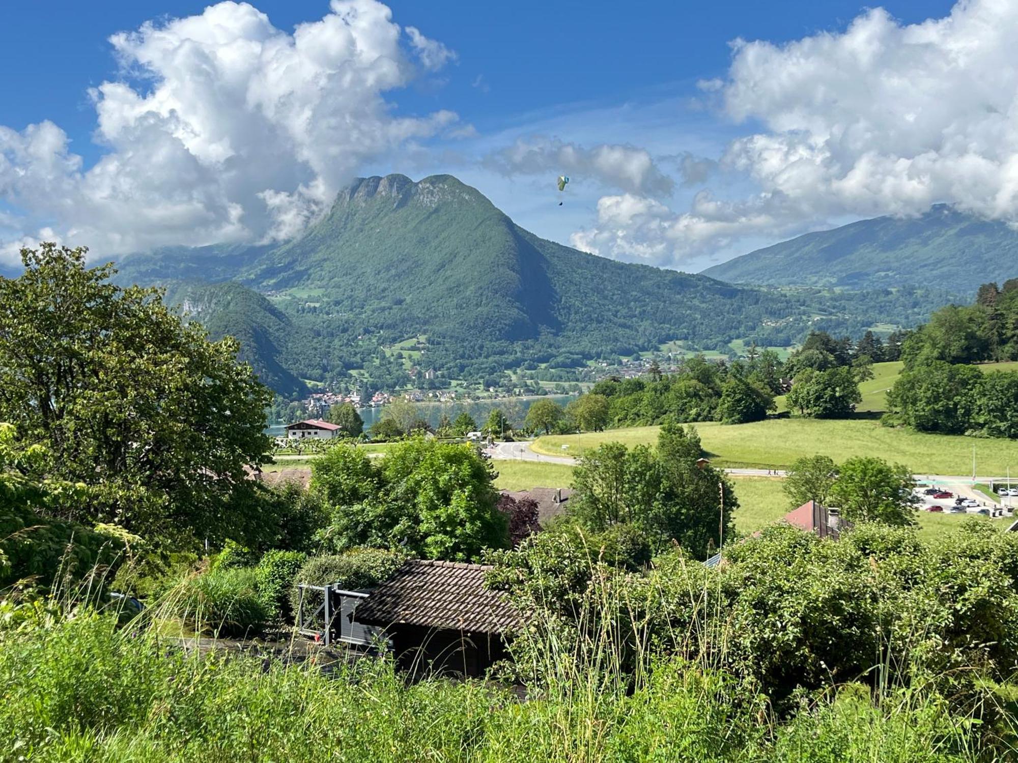 Le Chalet Des Voiles Bed & Breakfast Talloires Bagian luar foto