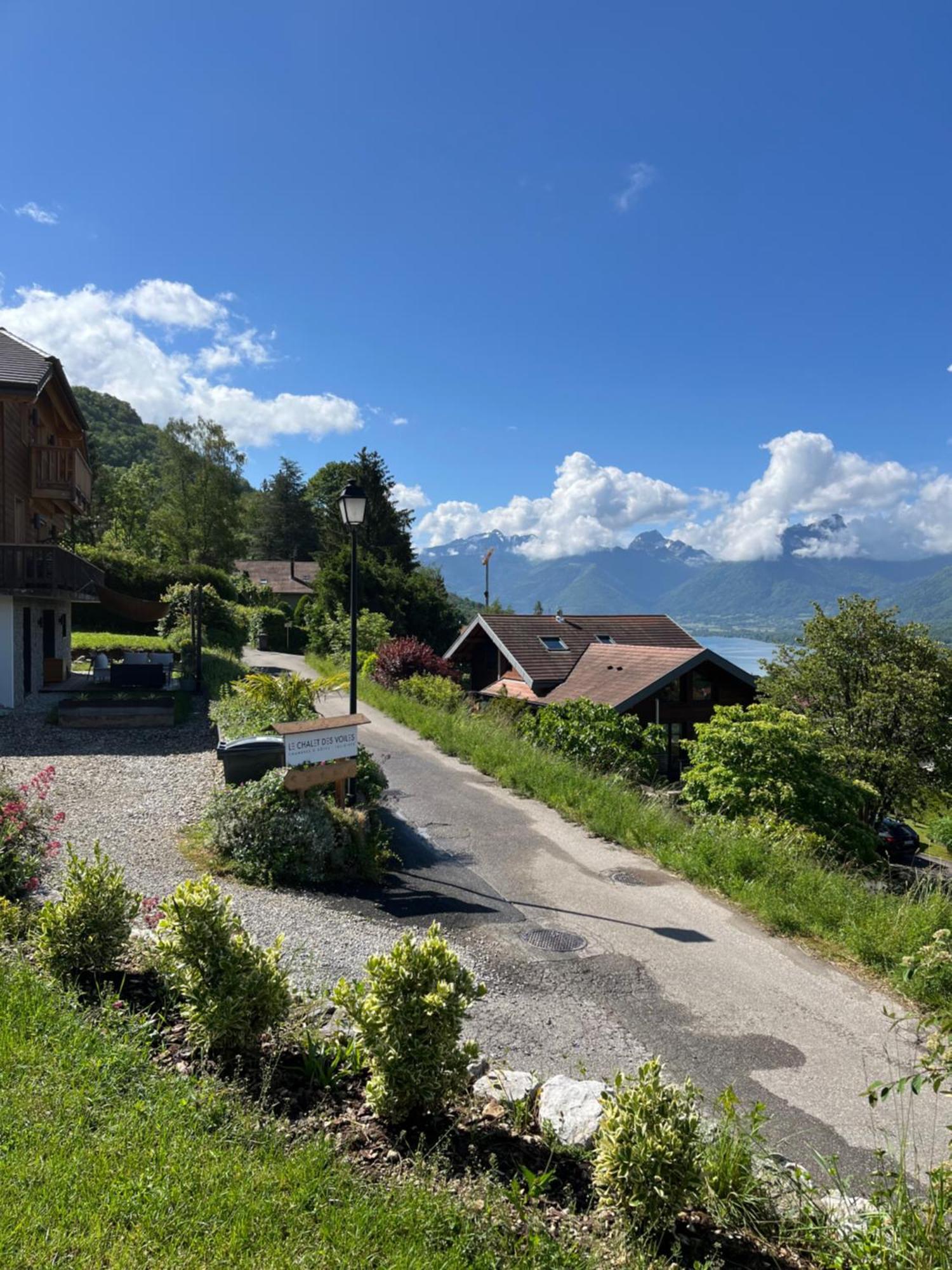 Le Chalet Des Voiles Bed & Breakfast Talloires Bagian luar foto